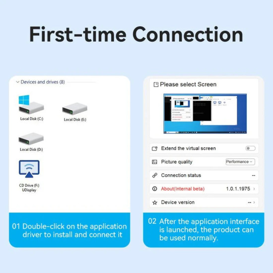 Vention адаптер Adapter USB-C/A to HDMI F - ACYHB