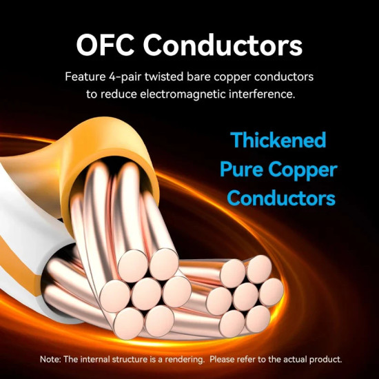 Vention Кабел LAN SFTP Cat.8 Patch Cable - 5.0M Black 40Gbps - IKABJ