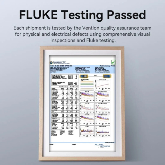 Vention Кабел LAN SFTP Cat.8 Patch Cable - 5.0M Black 40Gbps - IKABJ