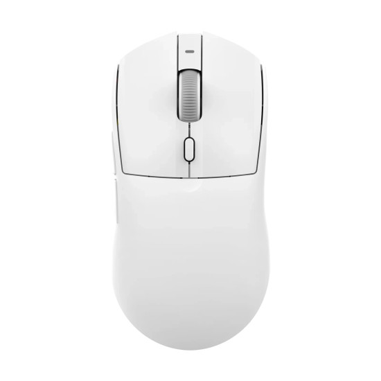 Ajazz професионална геймърска мишка AJ139 V2 MC - Wireless Gaming Mouse - 1K, Magnetic Charging Dock, White