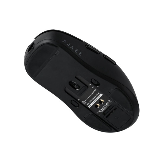 Ajazz професионална геймърска мишка AJ159P MC - Wireless Gaming Mouse - 1K, Magnetic Charging Dock, Black