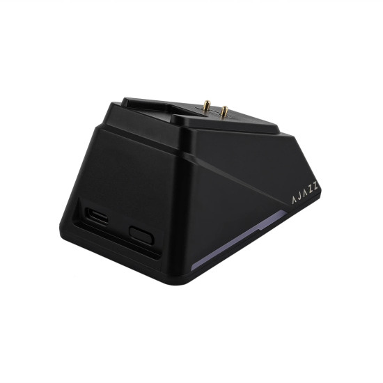 Ajazz професионална геймърска мишка AJ159 APEX - Wireless Gaming Mouse - 8K, Magnetic Charging Dock, Black