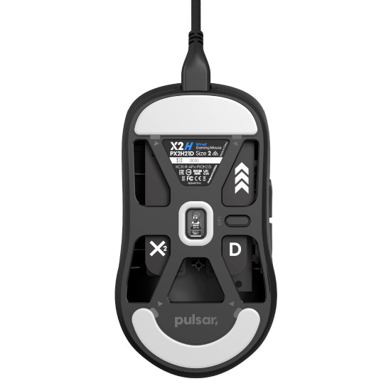 Pulsar професионална геймърска мишка Wired Gaming Mouse X2H Wired Size2 Black