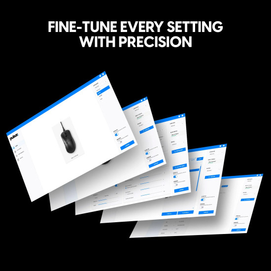 Pulsar професионална геймърска мишка Wired Gaming Mouse X2 Wired Size2 Black