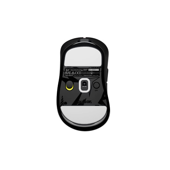 Pulsar професионална геймърска мишка Wireless Gaming Mouse ZywOo The Chosen Mouse Size1 Black 8K