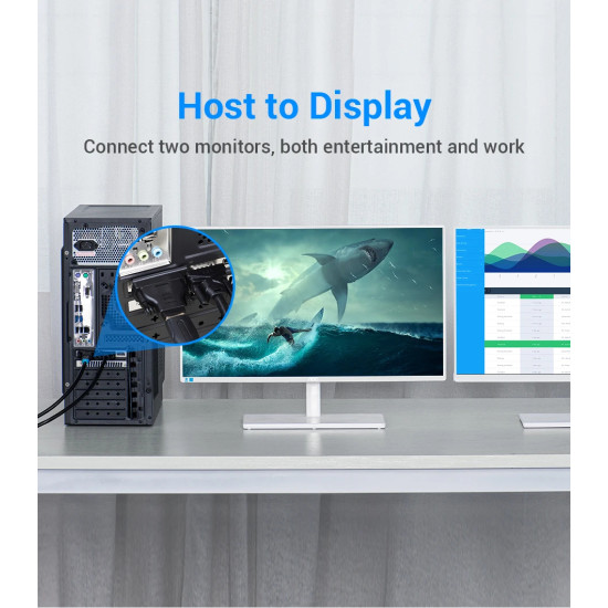 Vention Адаптер Adapter DVI M / HDMI F Gold plated - ECDB0