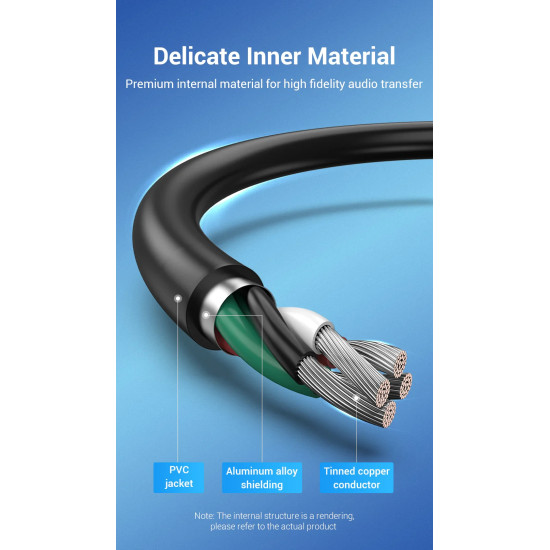 Vention външна звукова карта USB Sound card - CDYB0