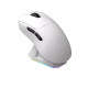 Ajazz професионална геймърска мишка AJ179 PRO - Wireless Gaming Mouse - 8K, Magnetic Charging Dock, White