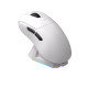 Ajazz професионална геймърска мишка AJ179 PRO - Wireless Gaming Mouse - 8K, Magnetic Charging Dock, White