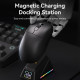 Ajazz професионална геймърска мишка AJ179 APEX - Wireless Gaming Mouse - 8K, Magnetic Charging Dock, White