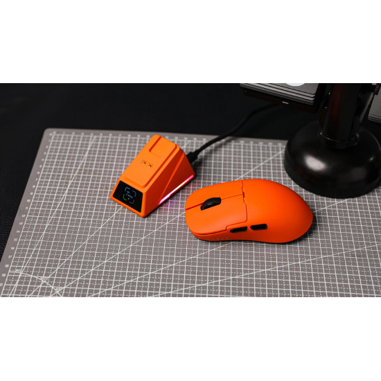 Ajazz професионална геймърска мишка AJ159 PRO - Wireless Gaming Mouse - 8K, Magnetic Charging Dock, Black