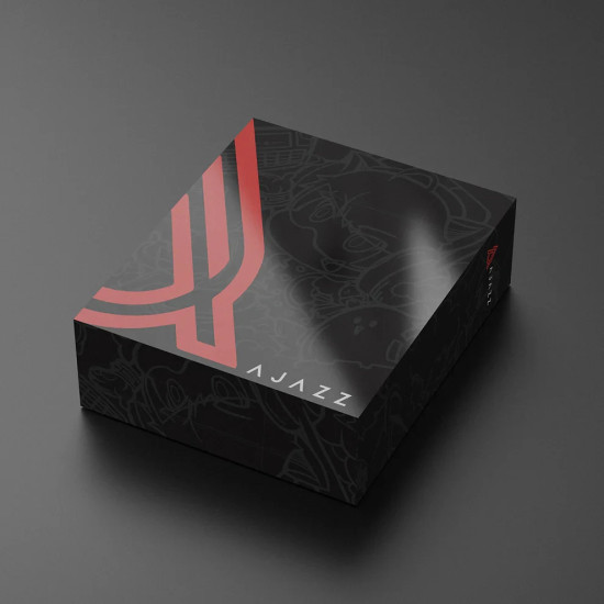 Ajazz професионална геймърска мишка AJ159P MC - Wireless Gaming Mouse - 1K, Magnetic Charging Dock, White