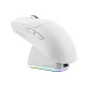 Ajazz професионална геймърска мишка AJ139P V3 MC - Wireless Gaming Mouse - 1K, Magnetic Charging Dock, White