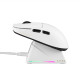 Ajazz професионална геймърска мишка AJ159 APEX - Wireless Gaming Mouse - 8K, Magnetic Charging Dock, White