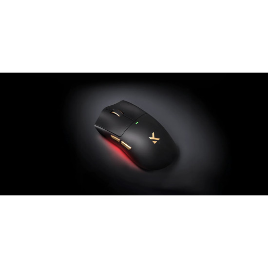 MCHOSE професионална геймърска мишка K7 Ultra Black - Wireless Gaming Mouse - Dual 8K, Omron Mechanical, Magnetic Charging Dock
