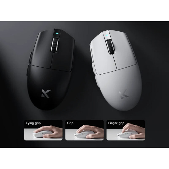 MCHOSE професионална геймърска мишка G3 V2 White - Wireless Gaming Mouse - 1K, Omron Mechanical