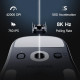 MCHOSE професионална геймърска мишка A7 V2 Ultra White - Wireless Gaming Mouse - Dual 8K, Omron Mechanical