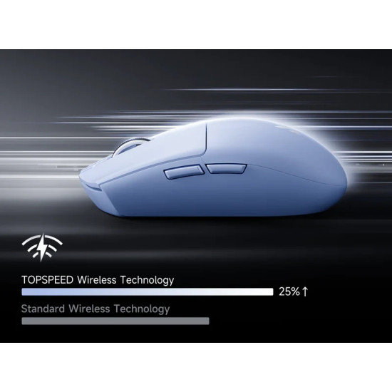 MCHOSE професионална геймърска мишка G3 V2 Black - Wireless Gaming Mouse - 1K, Omron Mechanical