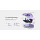 VXE професионална геймърска мишка Wireless Gaming Mouse Dragonfly V3 PRO - Huano Blue Glow V2, White