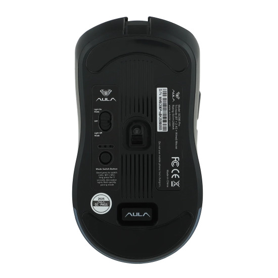 Aula професионална геймърска мишка Wireless Gaming Mouse SC590 PRO - Smart Display, Black