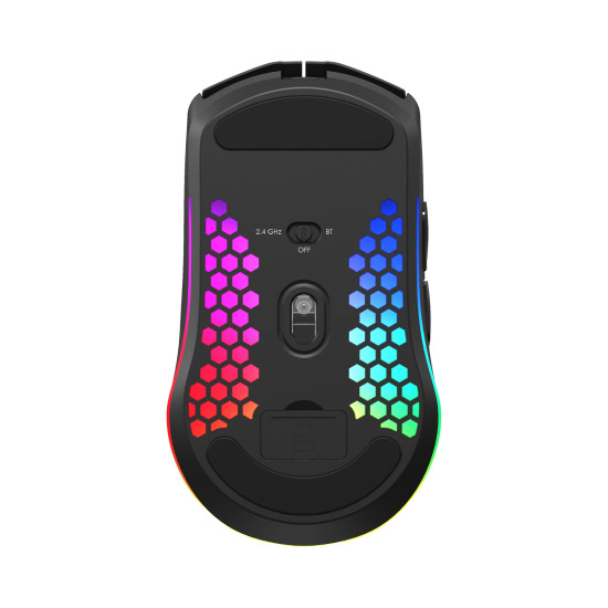 White Shark професионална геймърска мишка Wireless Gaming Mouse CADOR - 10000dpi, 1000Hz, Bluetooth, Black