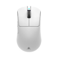 White Shark професионална геймърска мишка Wireless Gaming Mouse BORS - 12000dpi, 1000Hz, Bluetooth, White