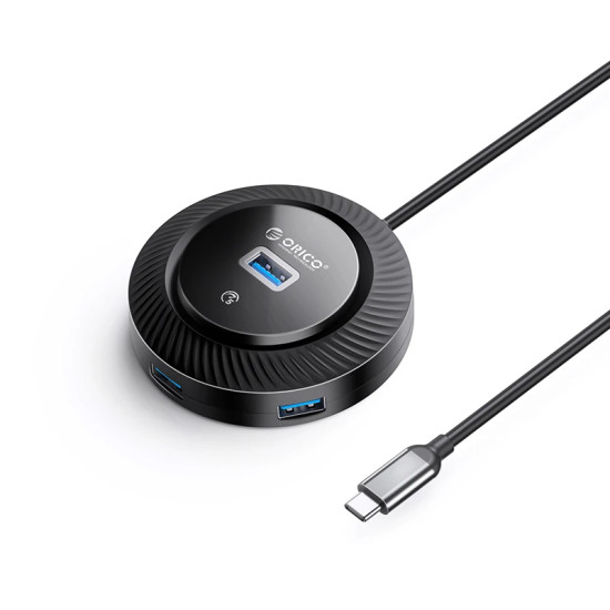 Orico хъб USB3.0 HUB Type-C - 4 x USB3.0 - YK2-C3-03-BK