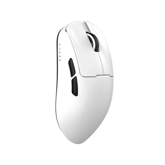 Ajazz професионална геймърска мишка AJ159 V2 MC - Wireless Gaming Mouse - 1K, Magnetic Charging Dock, White