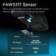 Ajazz професионална геймърска мишка AJ159 V2 MC - Wireless Gaming Mouse - 1K, Magnetic Charging Dock, Black