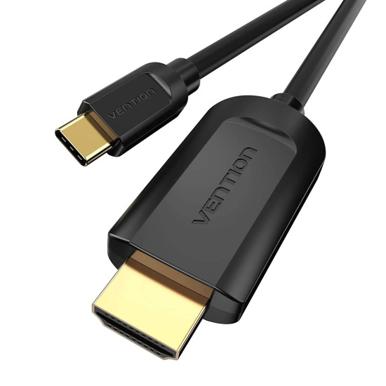 Vention кабел Cable Type-C to HDMI - 1.5m 4K Black - CGUBG