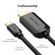 Vention кабел Cable Type-C to HDMI - 1.5m 4K Black - CGUBG