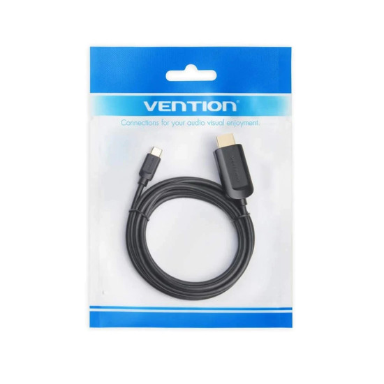Vention кабел Cable Type-C to HDMI - 1.5m 4K Black - CGUBG