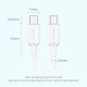 Vention Кабел USB 2.0 C M / USB-C M 1.0m Black - TRCBF