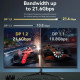 Vention Кабел Cable - Display Port v1.2 DP M / M Black 4K 1.5M - HAKBG