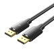 Vention Кабел Cable - Display Port v1.2 DP M / M Black 4K 1M - HAKBF