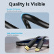Vention Кабел Cable - Display Port v1.2 DP M / M Black 4K 1M - HAKBF
