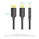 Vention Кабел Cable - Display Port v1.2 DP M / M Black 4K 1M - HAKBF
