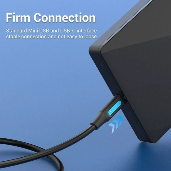 Vention Кабел USB 2.0 C M / Mini USB 5pin 0.5m - COWBD