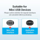 Vention Кабел USB 2.0 C M / Mini USB 5pin 0.5m - COWBD
