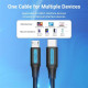 Vention Кабел USB 2.0 C M / Micro-B USB M - COVBD