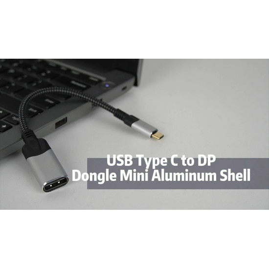 VCom адаптер Adapter USB Type C M -> DP F - CU422MV-8K-0.15