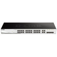 24-port 10/100/1000 Gigabit Smart Switch including 4 Combo 1000BaseT/SFP, DGS-1210-24 24-port 10/100/1000 Gigabit Smart Switch including 4 Combo 1000BaseT/SFP, DGS-1210-24
