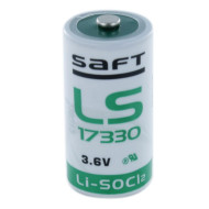Lithium thionyl battery 3,6V 2,1Ah  2/3A  LS17330/STD  SAFT Lithium thionyl battery 3,6V 2,1Ah  2/3A  LS17330/STD  SAFT