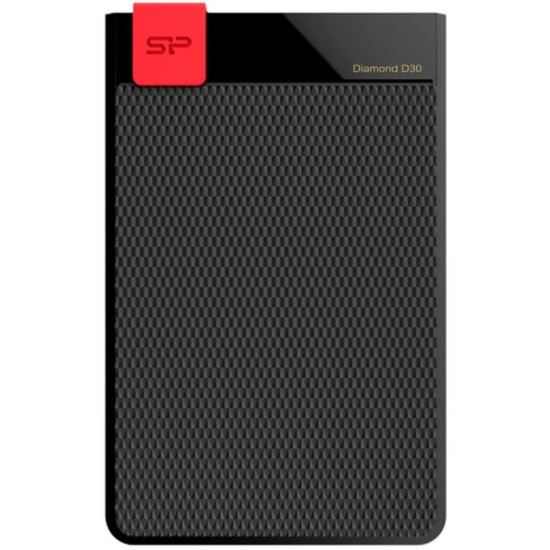 External HDD SILICON POWER Diamond D30 Black 2TB 2.5 External HDD SILICON POWER Diamond D30 Black 2TB 2.5