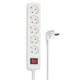 Distribution Panel, HAMA, 5 sockets, 1.4 m, 47842