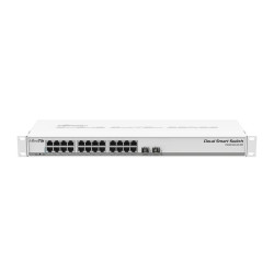 Switch Cloud Smart Mikrotik CSS326-24G-2S+RM, 24 x Gigabit Ethernet ports, 2x SFP+ cages, 1U rackmount Switch Cloud Smart Mikrotik CSS326-24G-2S+RM, 24 x Gigabit Ethernet ports, 2x SFP+ cages, 1U rackmount