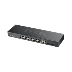 Switch Zyxel 24-port Gigabit Ethernet Smart Managed Switch - No Fan with Four Gigabit Combo Ports and Hybrid Mode  Switch Zyxel 24-port Gigabit Ethernet Smart Managed Switch - No Fan with Four Gigabit Combo Ports and Hybrid Mode