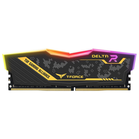Памет Team Group Delta RGB TUF DDR4 - 16GB(2x8GB) 3200MHz, CL16-18-18-38 1.35V Памет Team Group Delta RGB TUF DDR4 - 16GB(2x8GB) 3200MHz, CL16-18-18-38 1.35V