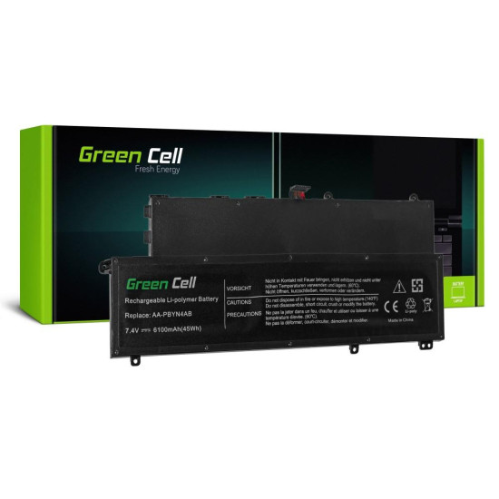 Батерия за лаптоп GREEN CELL, Samsung NP530U3B NP530U3C PBYN4AB, 7.4V, 4100mAh Батерия за лаптоп GREEN CELL, Samsung NP530U3B NP530U3C PBYN4AB, 7.4V, 4100mAh