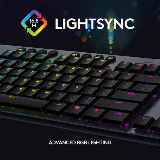 Gaming Mechanical keyboard Logitech, G815 Lightsync RGB, Tactile Switch